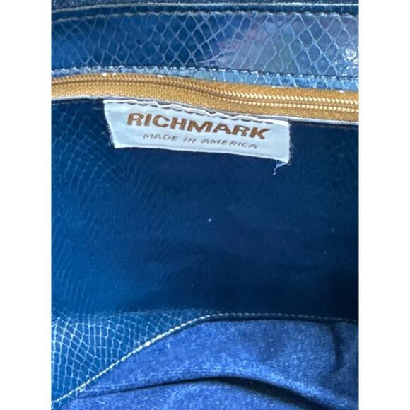 Richmark Vintage Floral Patchwork Crossbody Purse Made in USA Denim Retro Granny - Picture 9 of 13